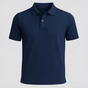 Chomba 100% Algodón Pique Azul