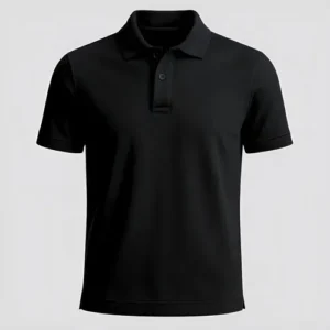 Chomba 100% Algodón Pique Negra