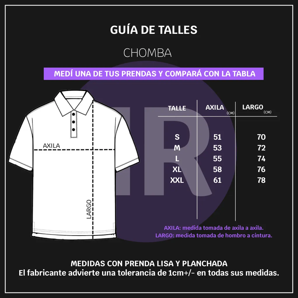 Chomba 100% Algodón Pique Gris - Imagen 3