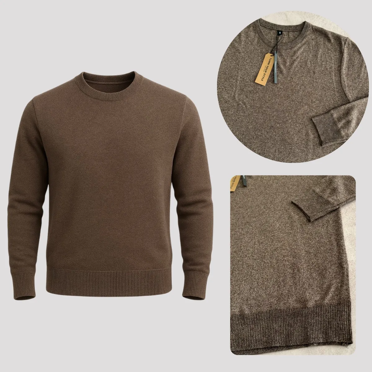 Sweater Basico Algodón cuello redondo - Imagen 2